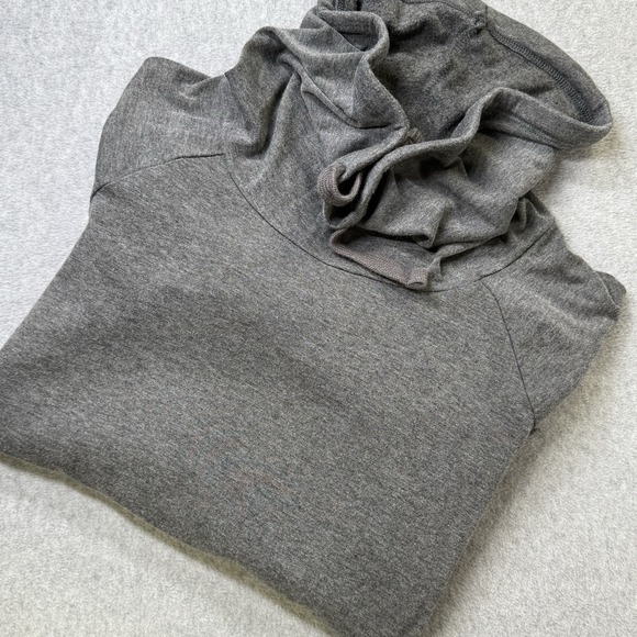 Athleta Tops - Athleta Uptempo Hoodie Womens Medium Gray Cowl Neck Long Sleeve Kangaroo‎ Pocket